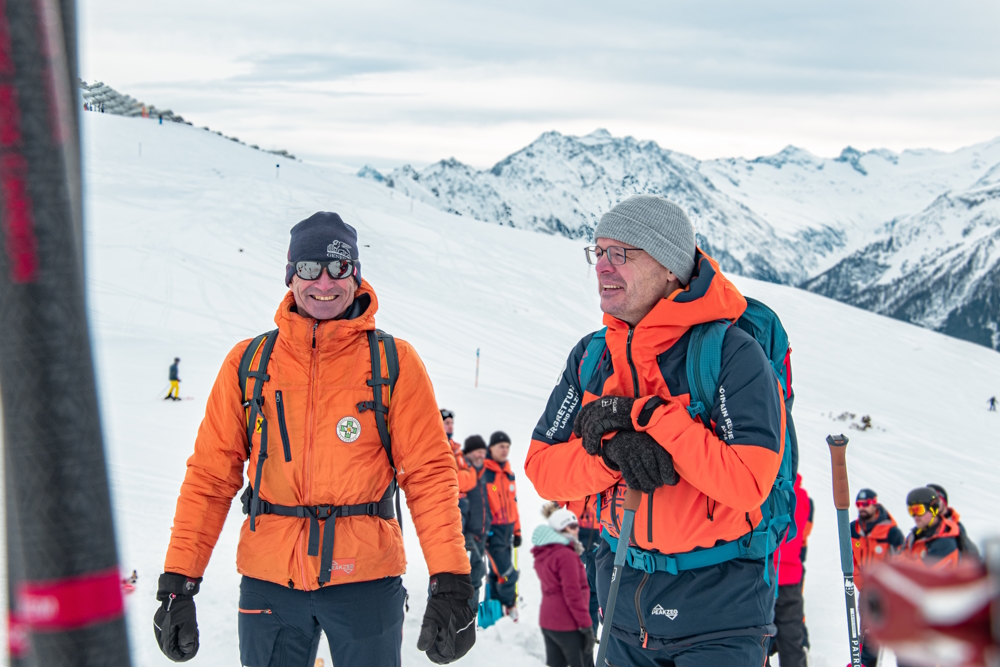 Bernd Tritscher, Bezirkseinsatzleiter und Albert Kogler, Ortsstellenleiter BR Neukirchen