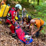 Pfingstsonntag - abgestürzte Person nahe des Dopplersteigs. Bild: Markus Maurer, Bergrettung Grödig