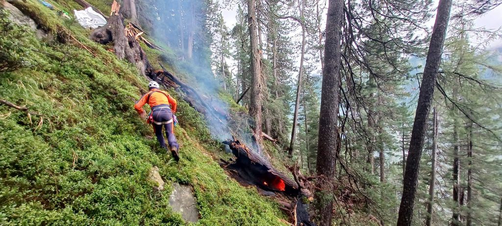 Waldbrand Einsatz ÖBRD Ortsstelle Neukirchen