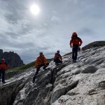 Bergretter in Ausbildung beim Felskurs ÖBRD