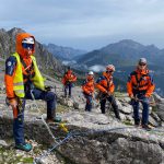 Angehende Bergretter bei der Ausbildung - Felskurs ÖBRD Salzburg