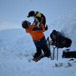 Freude über Fund - Christoph und Loki